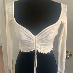 crop top long sleeve